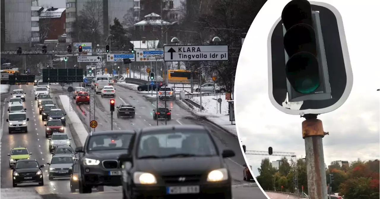 Svarta trafikljus på Klaraborgsbron – då ska felet var åtgärdat