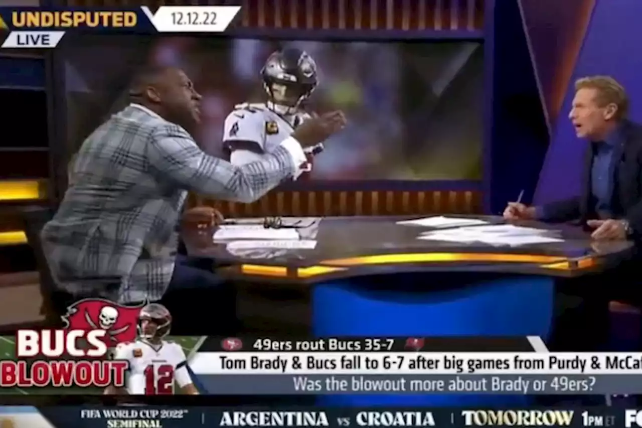 Shannon Sharpe loses it on Skip Bayless after Tom Brady debate gets personal