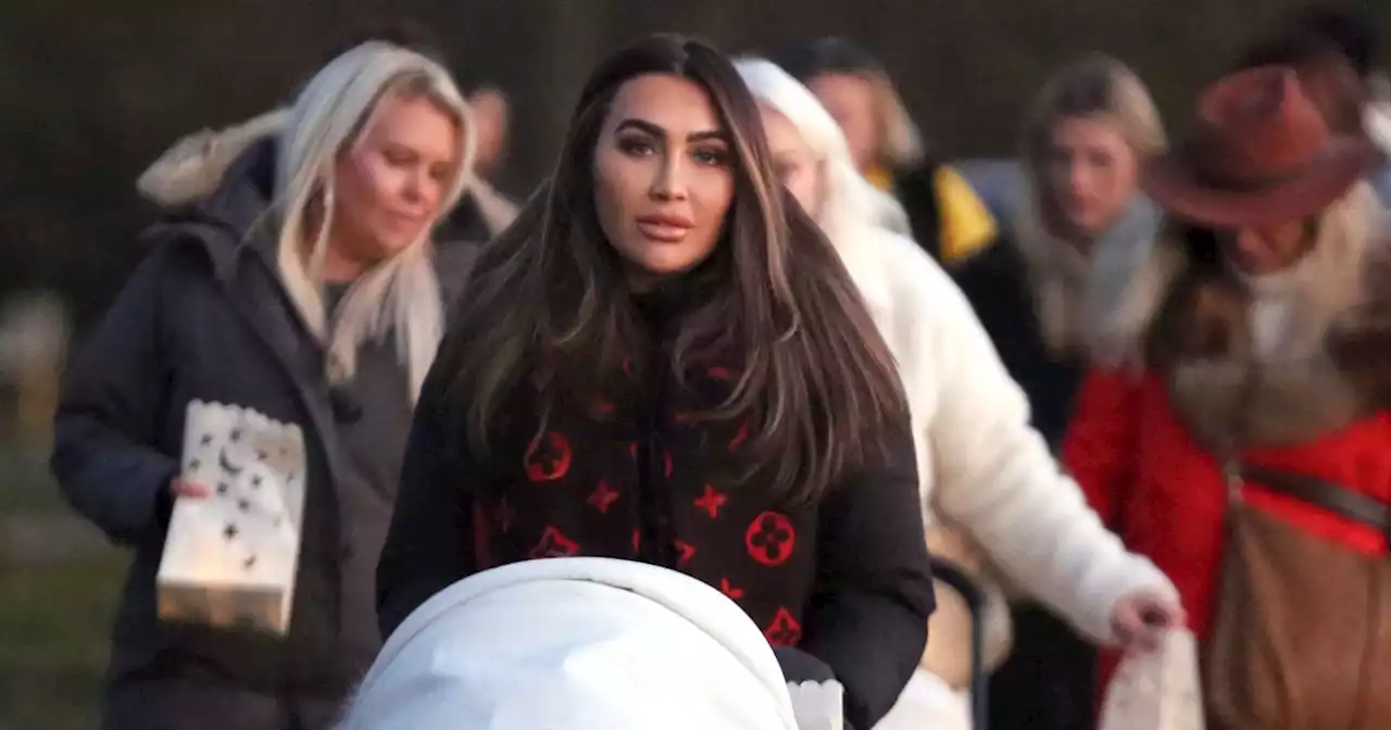 Lauren Goodger takes part in charity walk after tragic loss of baby daughter