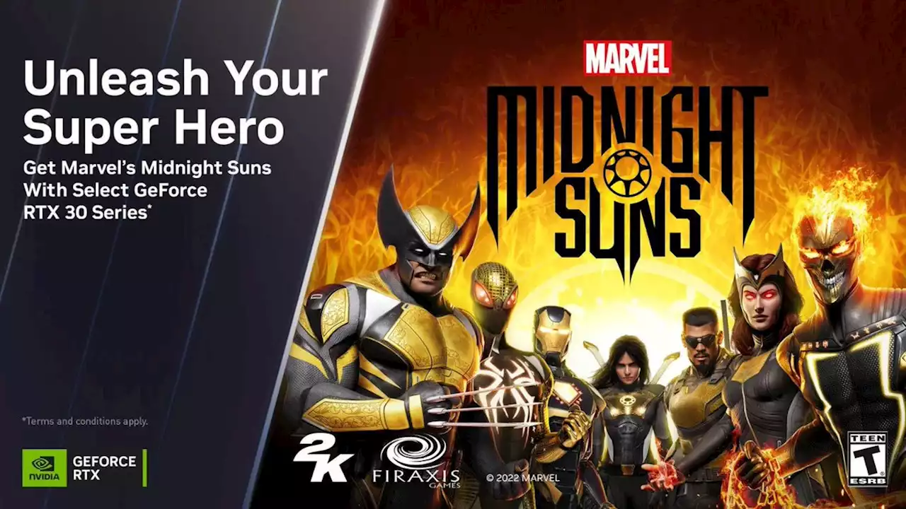 Marvel's Midnight Suns kostenlos: Nvidia schnürt Bundles mit Geforce-RTX-30-GPUs und -PCs