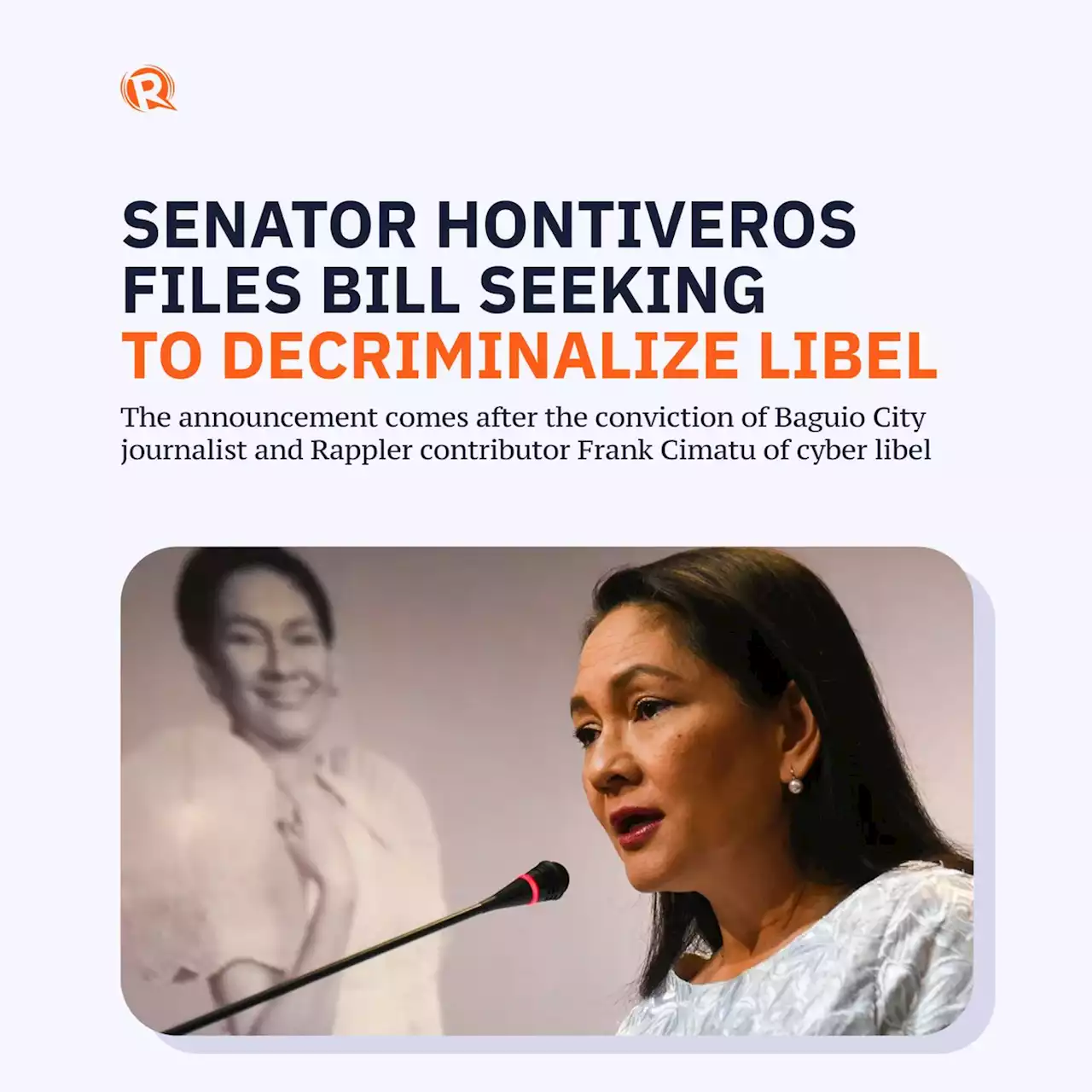 Senator Hontiveros files bill seeking to decriminalize libel