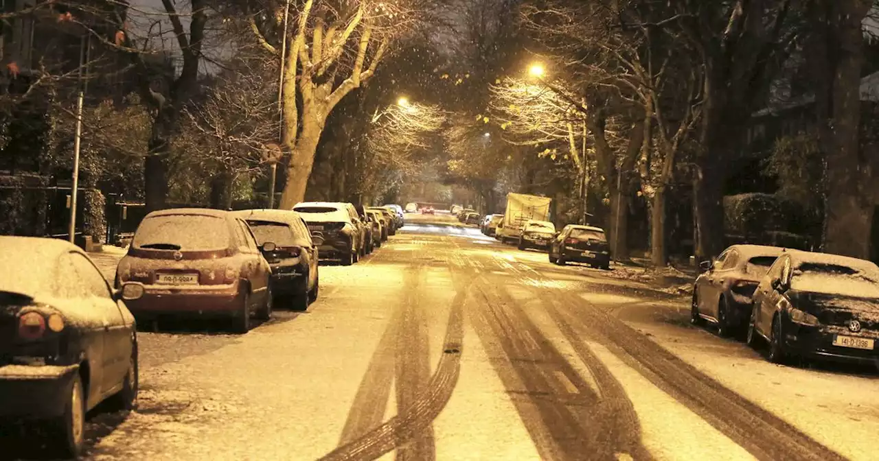 Snow set to fall again as double weather warning remains in place