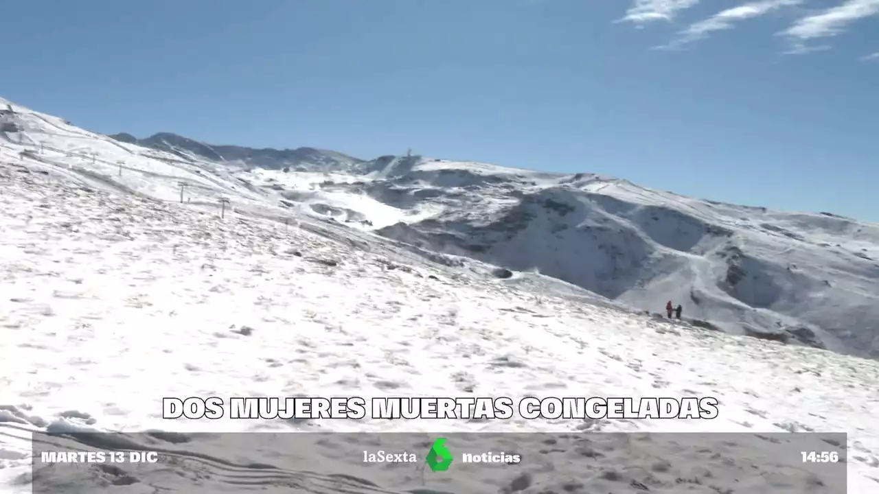 Hallan los cadáveres de dos mujeres con signos de congelación en Sierra Nevada