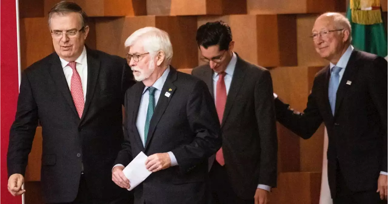 AMLO recibe en Palacio Nacional a Chris Dodd, asesor especial de EU para las Américas