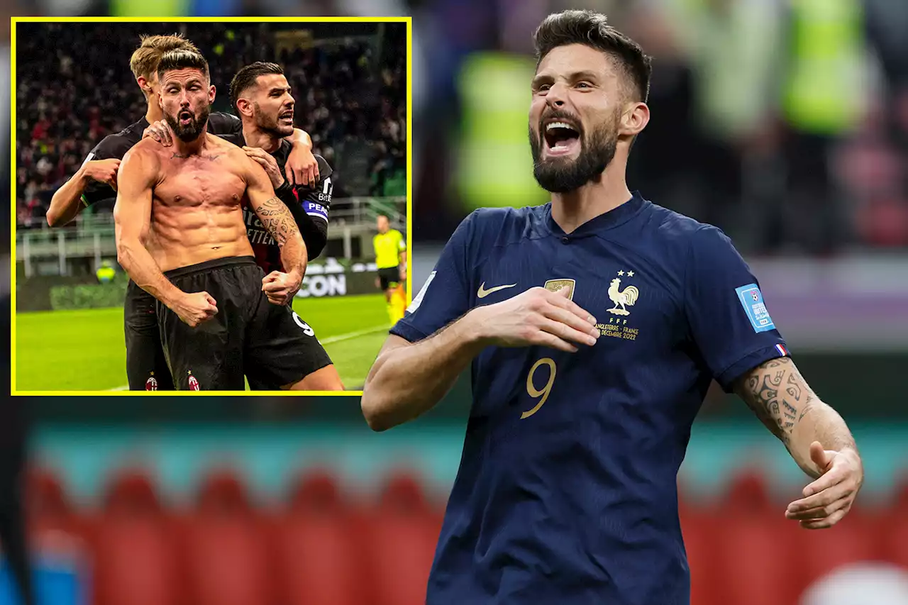 Age just a number for Giroud as he battles Messi and Mbappe, and trains like he's 20