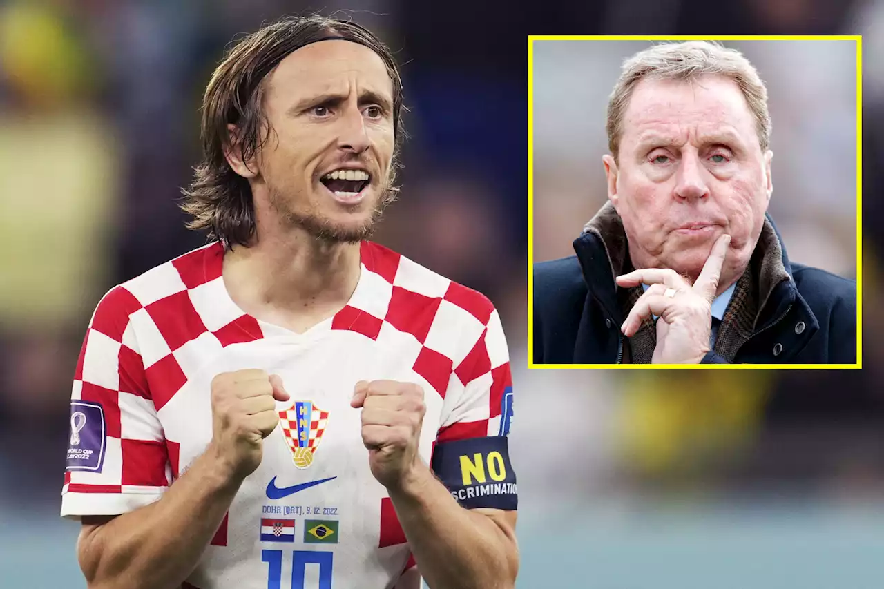 'People thought I was mad' - Harry Redknapp recalls Luka Modric tactical decision that worked