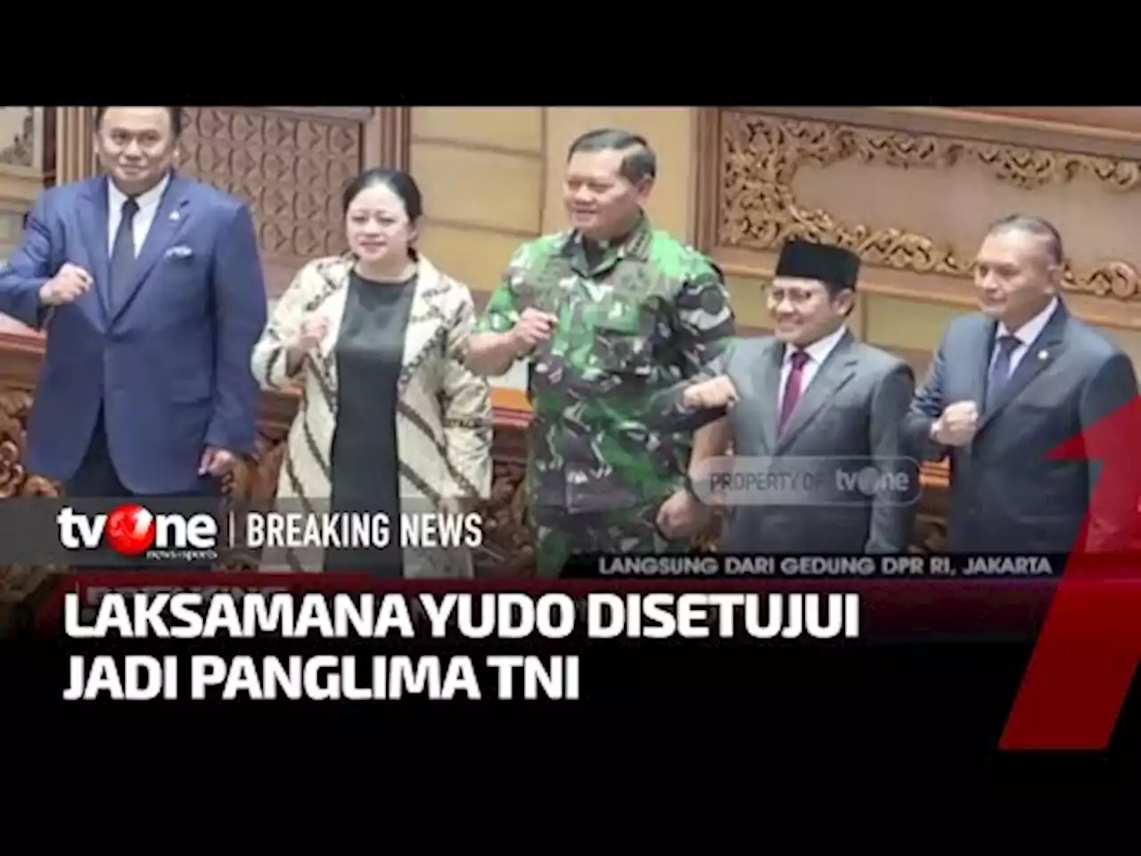 DPR Setujui Laksamana Yudo Margono Sebagai Panglima TNI - tvOne