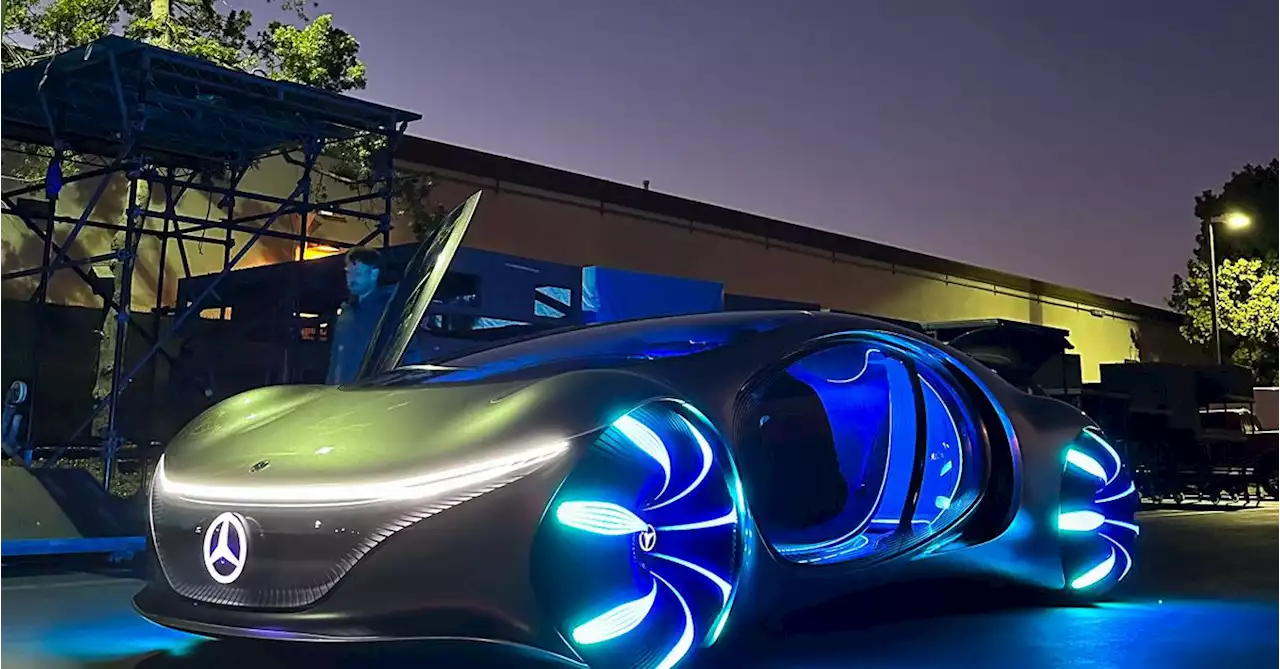 The Avatar-themed concept car is barely driveable but looks like a futuristic fever dream