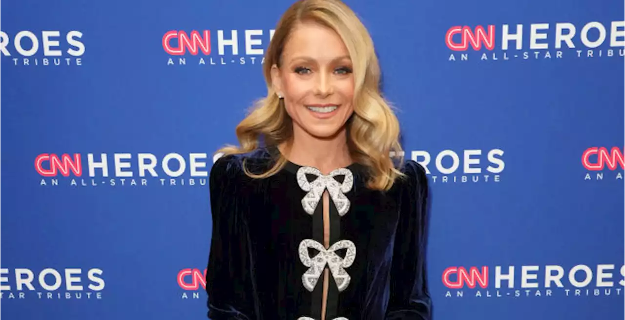 Kelly Ripa Channels Holiday Glamour for CNN Heroes in Velvet Jumpsuit With Sparkling Bows