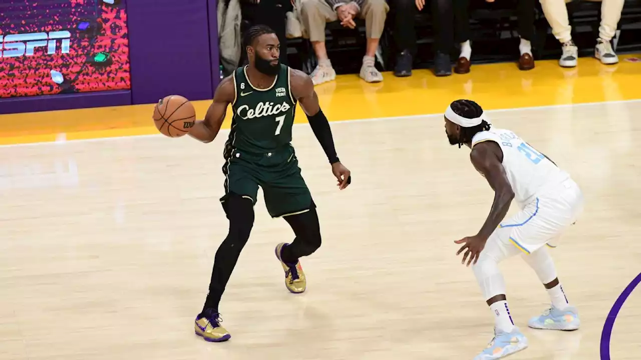 Celtics win wild one in OT after blowing 20-pt. lead to Lakers