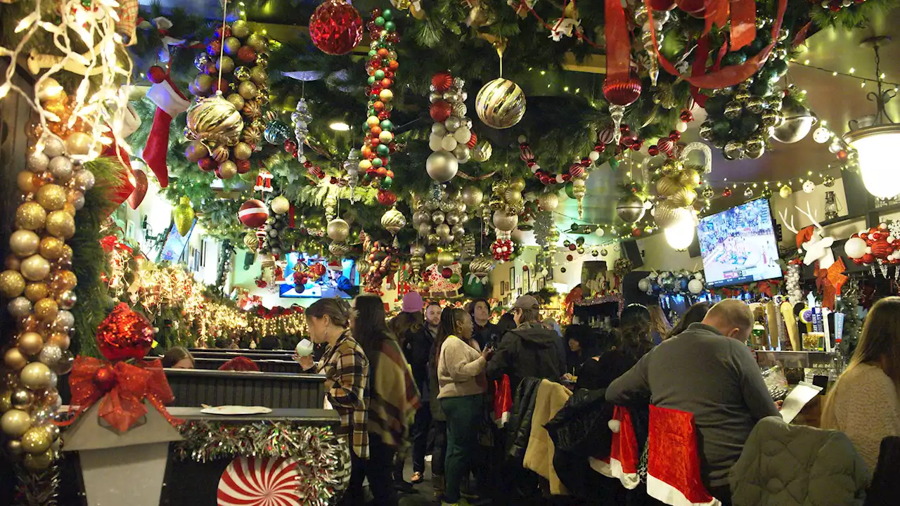 Craftsman Row Saloon is Philadelphia's most festive restaurant for the holidays