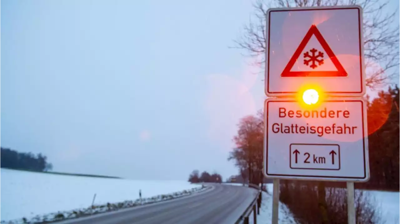 Wetterdienst warnt: Es wird glatt auf Augsburgs Straßen