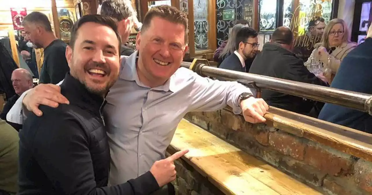 Line of Duty star spotted posing with 'Reserved for AC-12' sign in Belfast bar