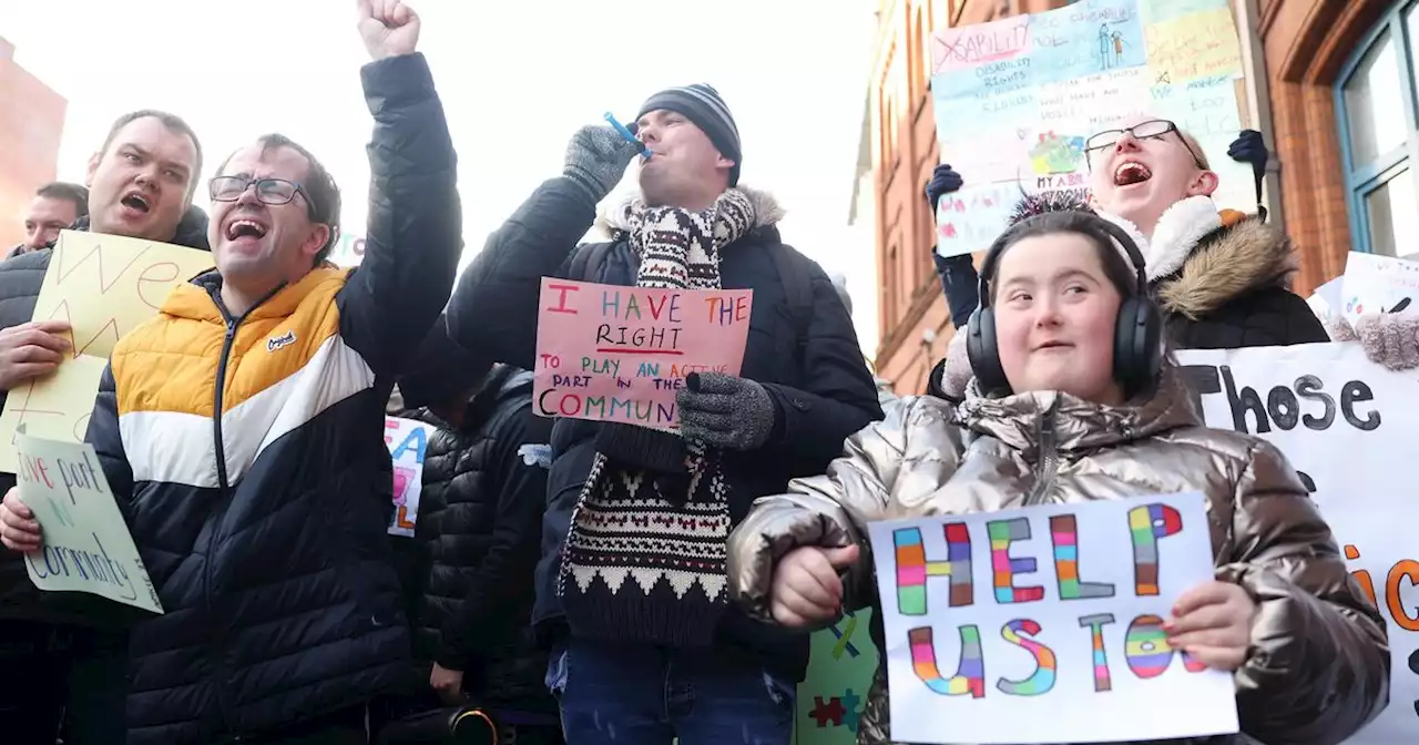 Special needs schools protest at lack of support and demand 'We matter'