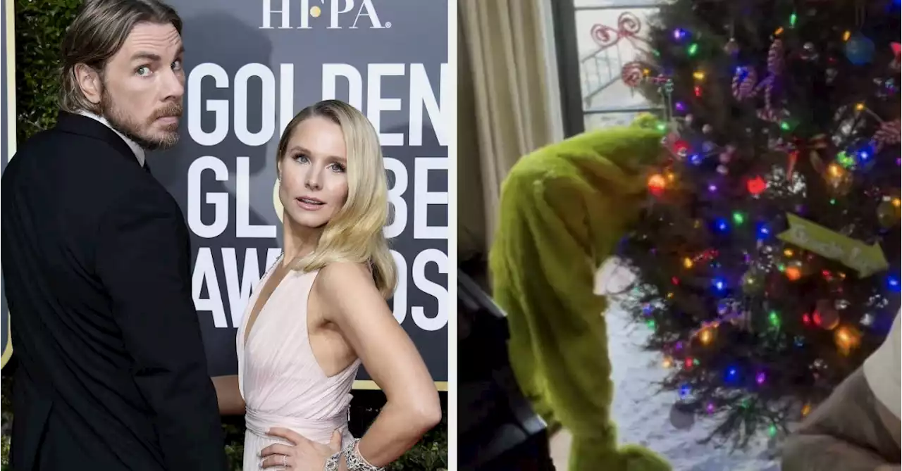 Dax Shepard Shared The 'Disturbing' Christmas Decorations Kristen Bell Made, And They're Both Incredible And Mildly Terrifying