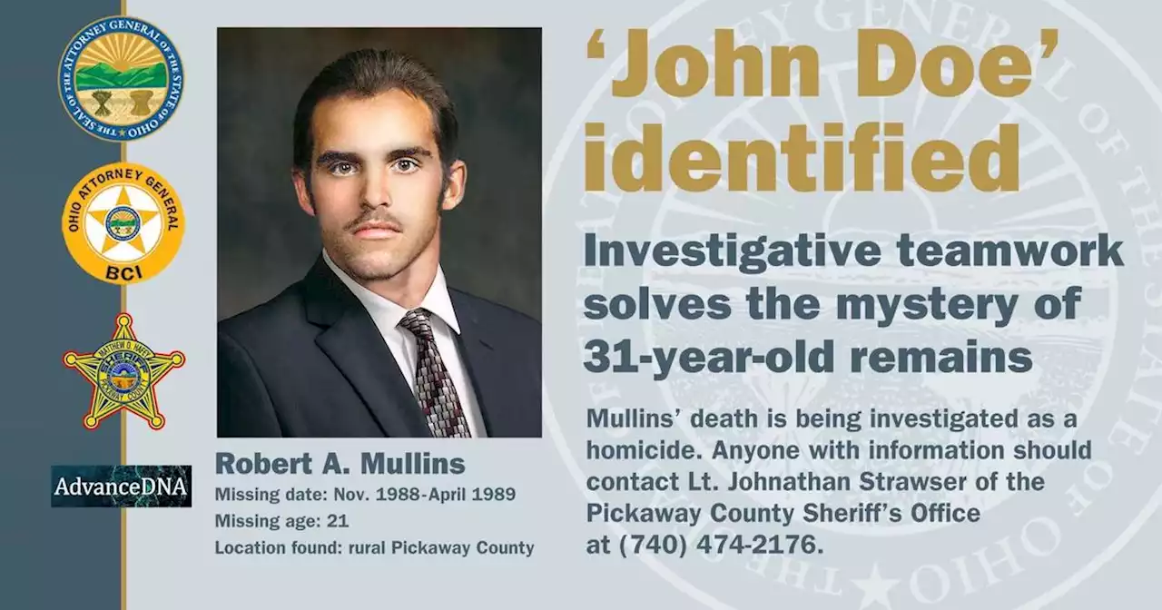 Ohio authorities solve 'mystery of 31-year-old remains' found by hunters in 1991