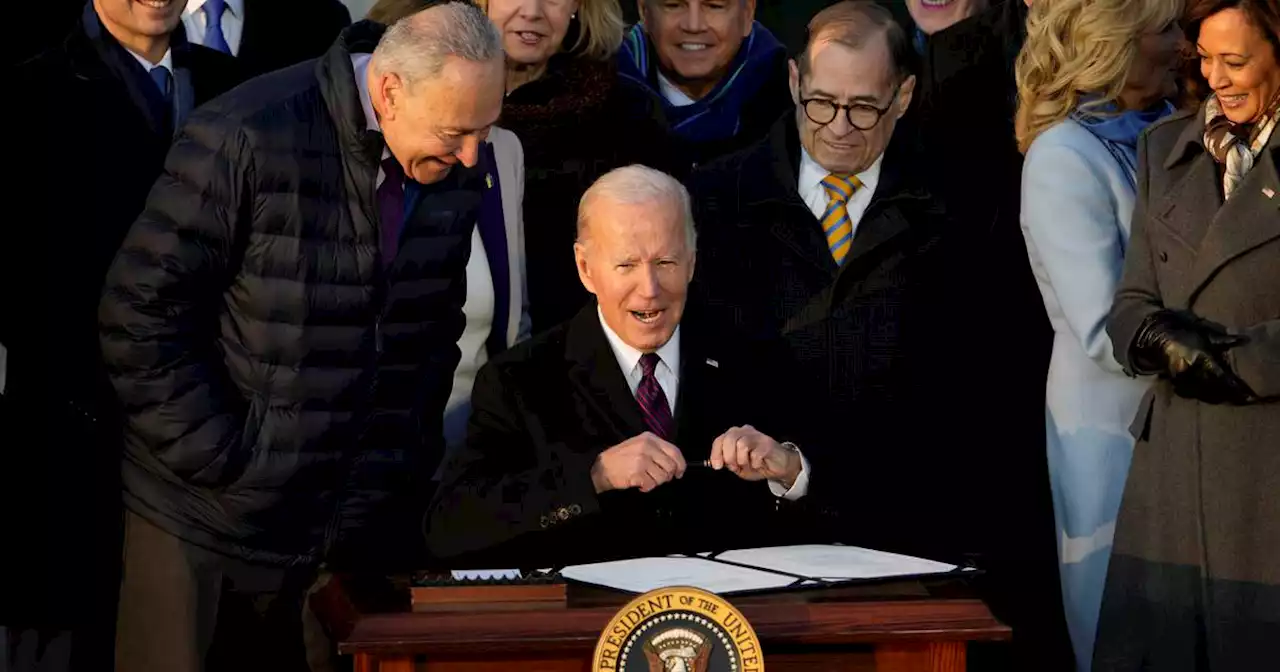 President Biden signs gay marriage legislation at White House ceremony