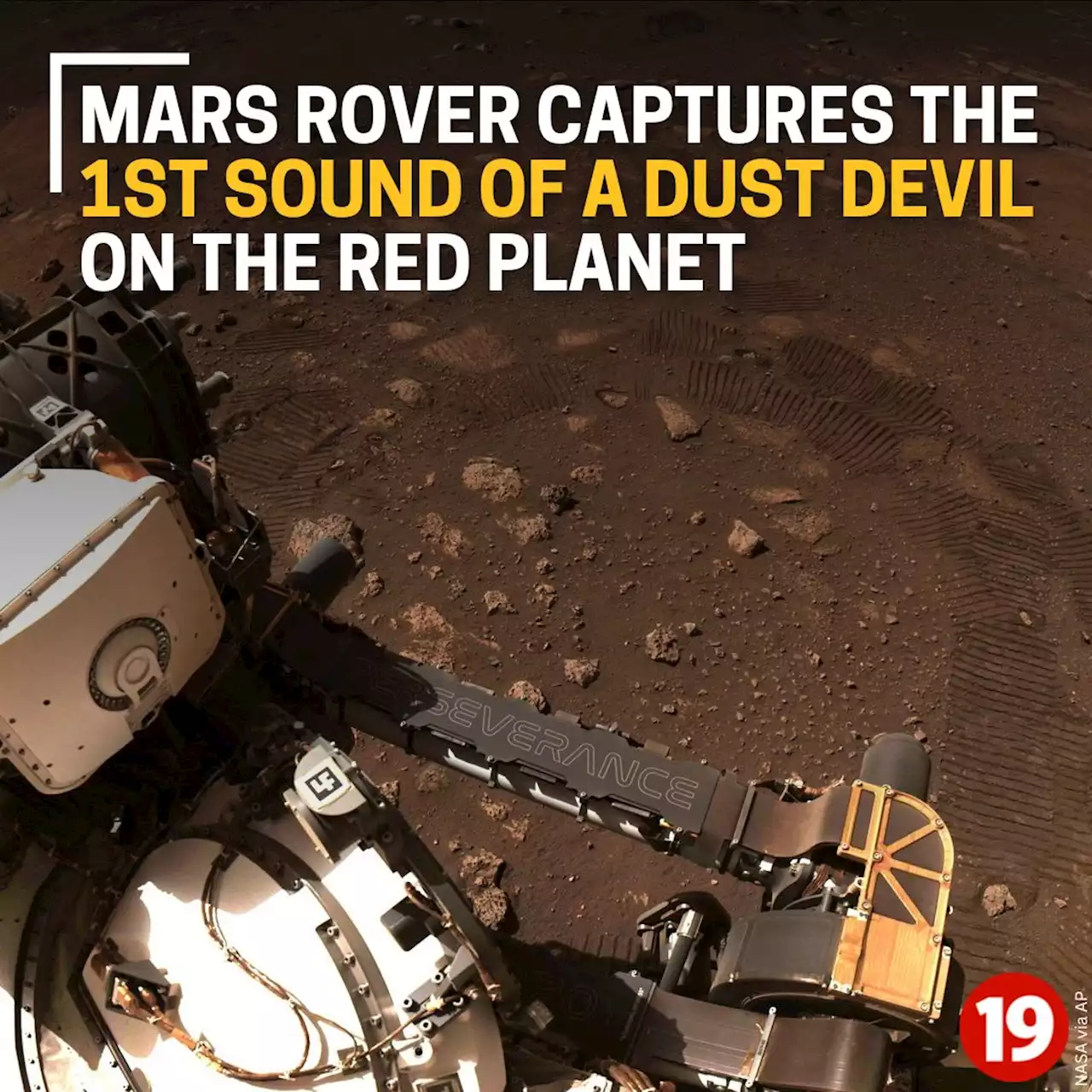 Mars rover captures 1st sound of dust devil on red planet