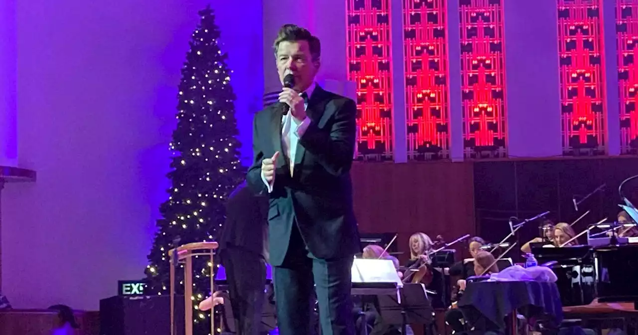 One song stole the show at Rick Astley's Swinging Christmas