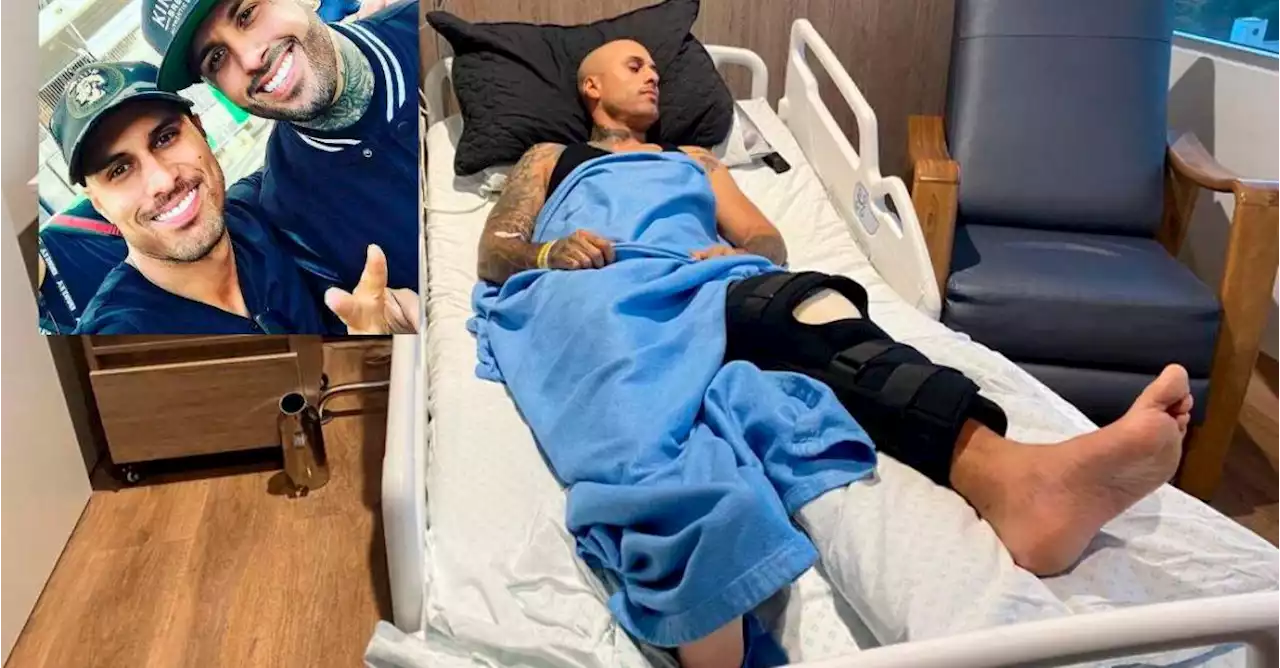 Doble de Nicky Jam quedó herido tras accidente en hueco de la Avenida Regional en Sabaneta