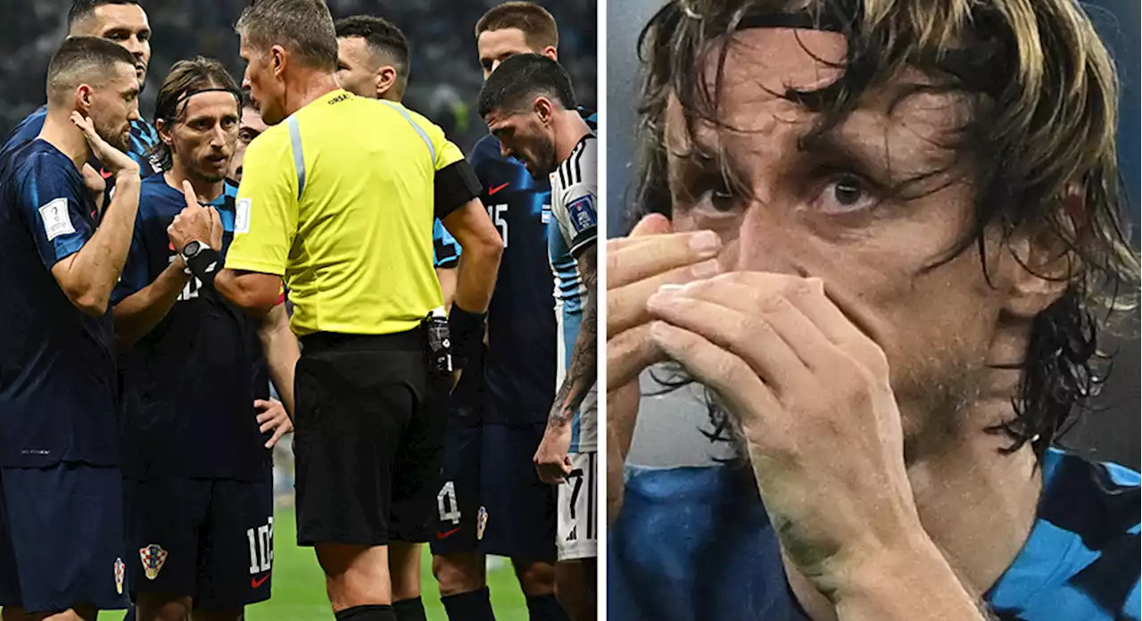 Modric rasande på Orsato: 'Han är en katastrof'