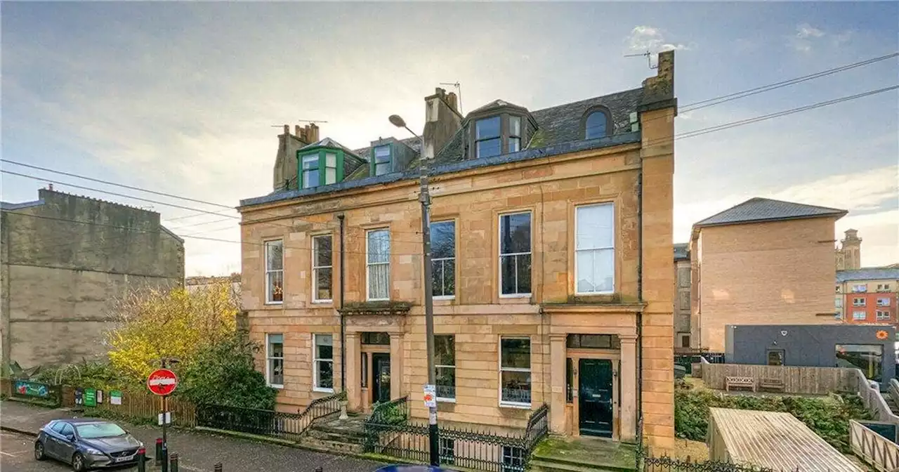 Modern Glasgow flat with garden views in the west end hits the market