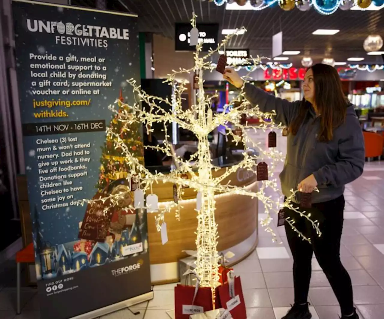 Glasgow shopping centre seeking community boost for Christmas charity initiative