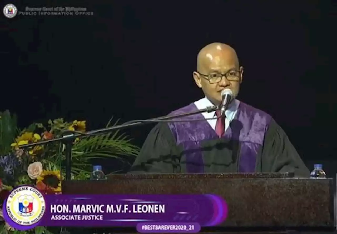 SC’s Leonen reminds lawyers: Posting letters from clients prohibited