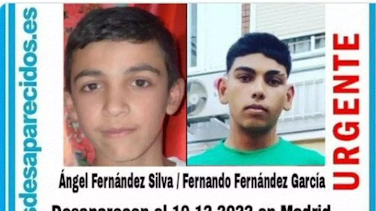 La Policía busca en el sur de Madrid a dos primos menores desaparecidos: 'Nos ponemos ya en lo peor'