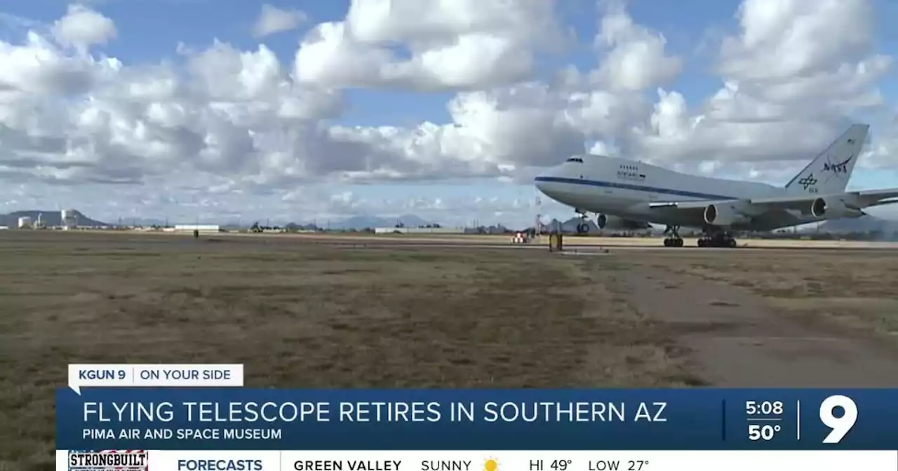 Flying observatory retires to Tucson