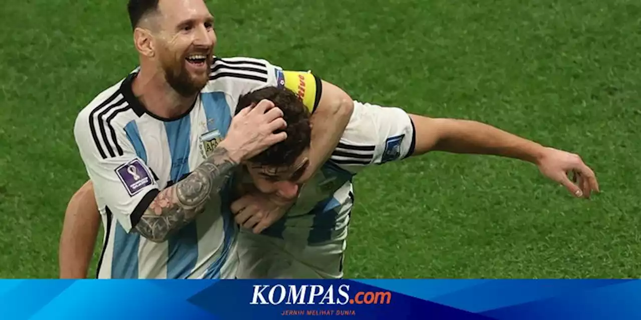 Argentina Vs Kroasia, Messi-Alvarez Hancurkan Luka Modric dkk