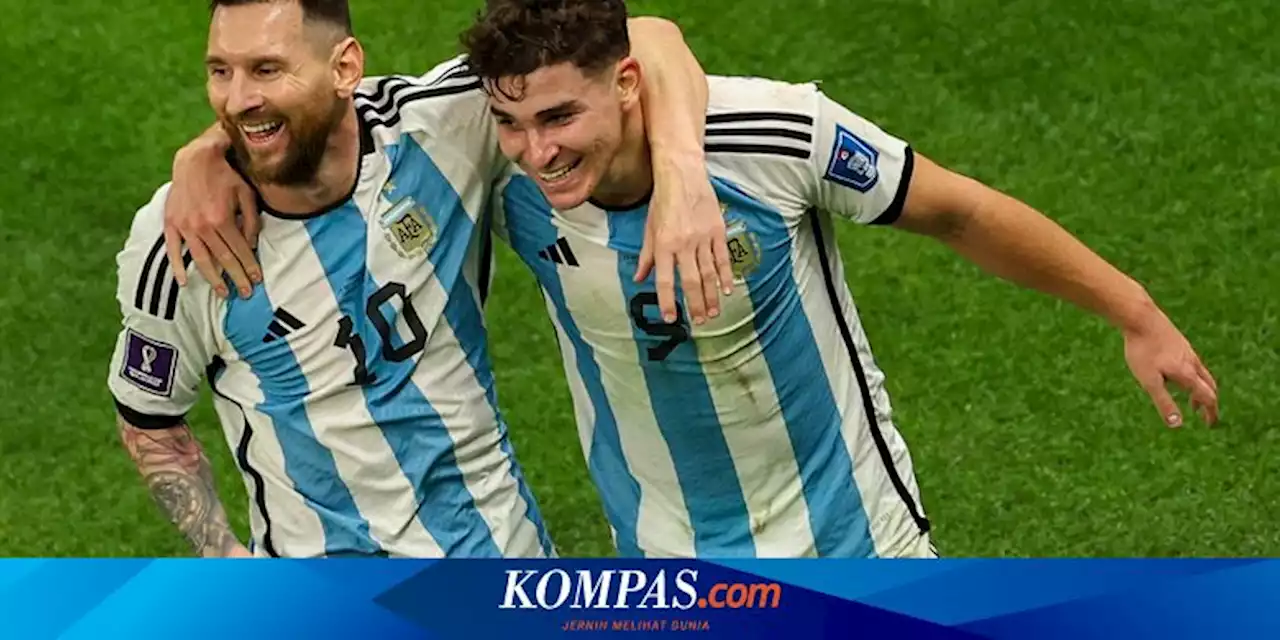 Top Skor Piala Dunia 2022, Messi Teratas dan Ukir Rekor, Alvarez Kedua