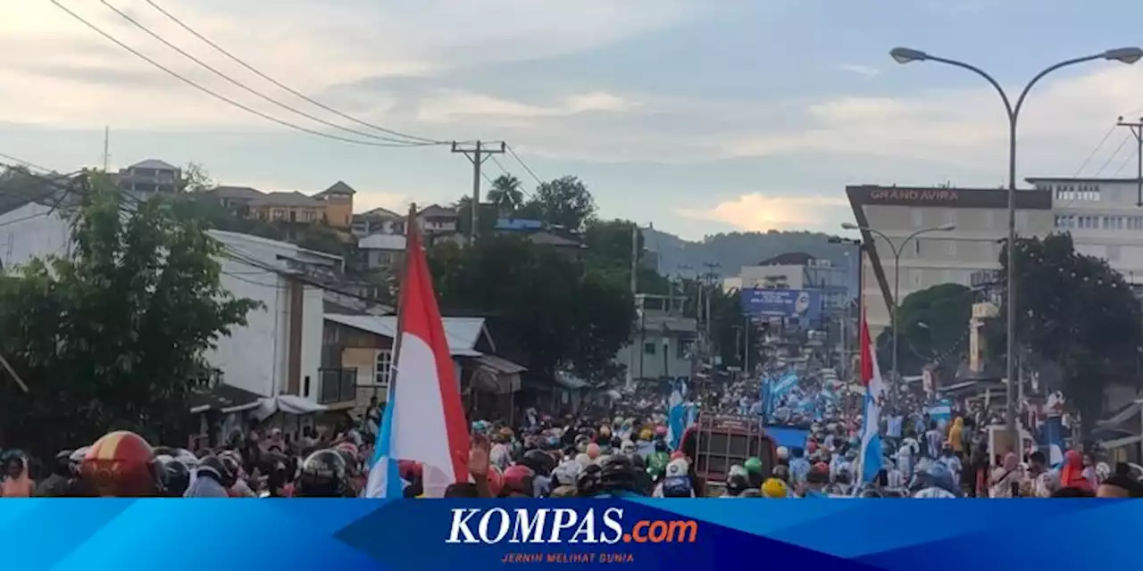 Argentina Masuk Final, Ribuan Pendukung Fanatik 'Birukan' Kota Ambon