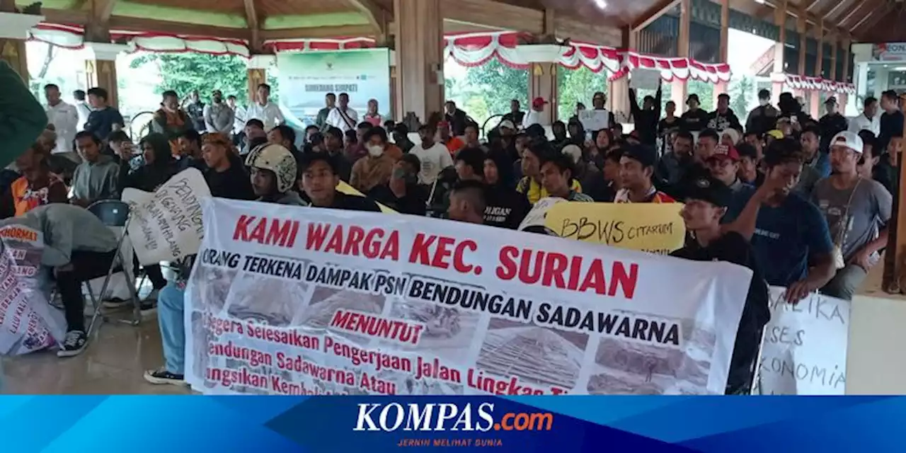 Terisolasi akibat Bendungan Sadawarna, Warga Surian Sumedang Unjuk Rasa Tuntut Hentikan Penggenangan