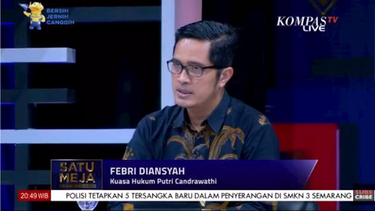 Febri Diansyah Tak Salahkan Pihak yang Ragu Putri Candrawathi Alami Dugaan Kekerasan Seksual