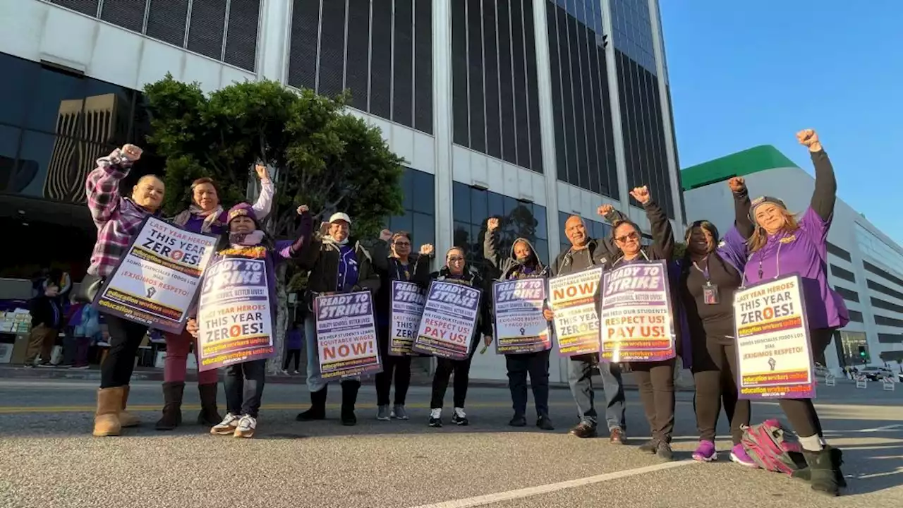 LA Unified workers threaten strike vote if wage demands go unmet