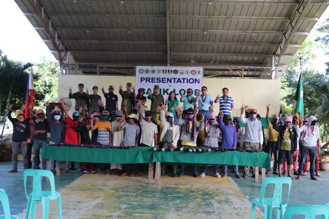 44 BIFF officers, members surrender in Cotabato