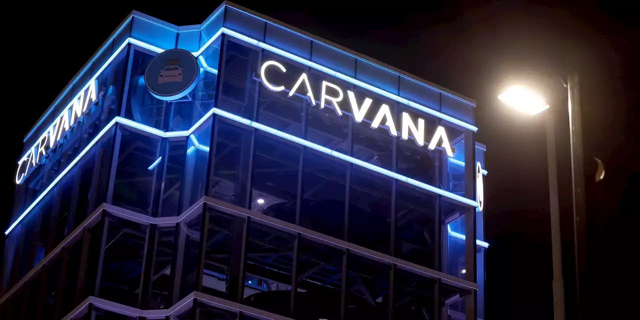 Carvana shares jump by as much as 16%, snapping losing streak