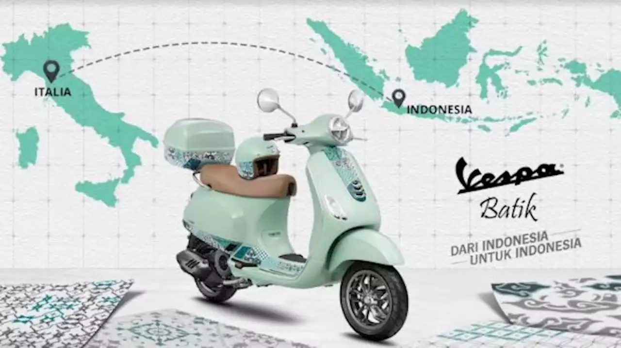 Piaggio Luncurkan Vespa Batik Special Edition Iwan Tirta