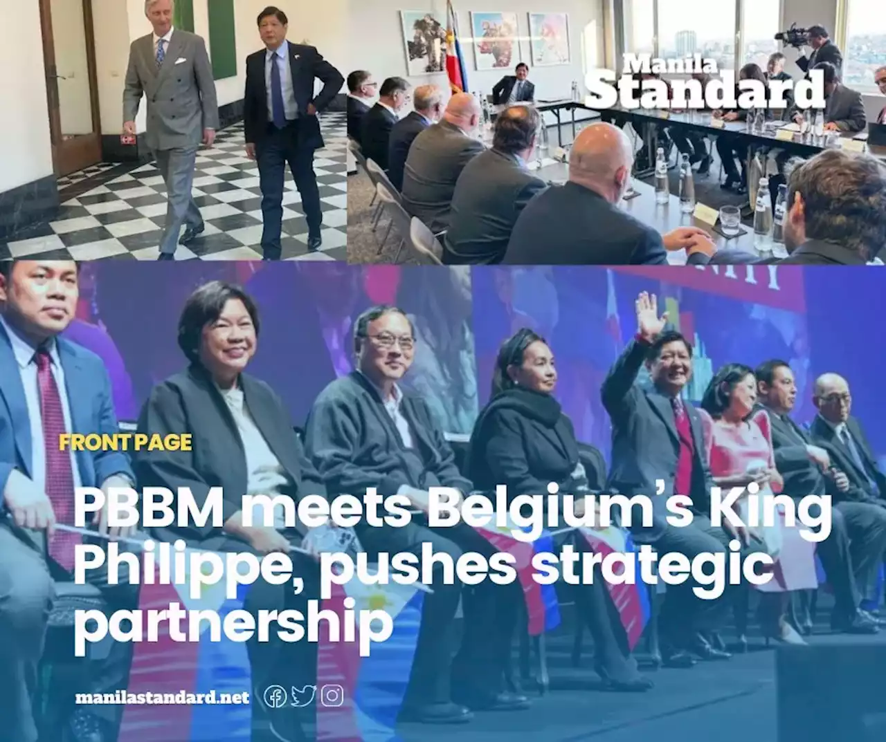 PBBM meets Belgium’s King Philippe, pushes strategic partnership