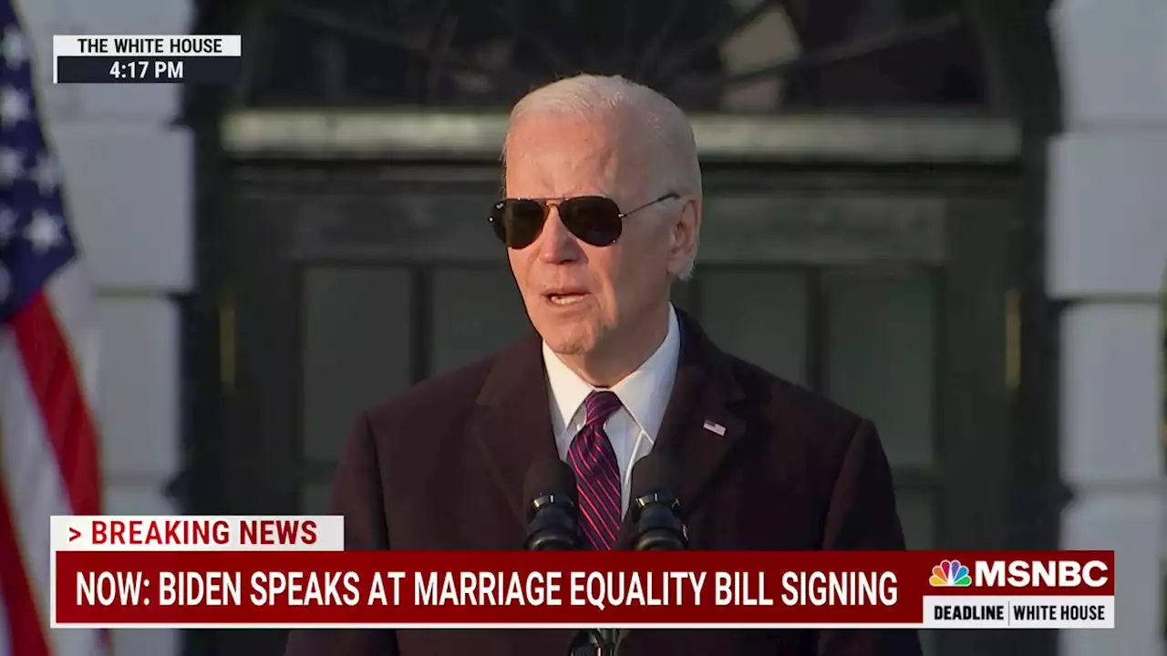 President Biden signs marriage equality into federal law