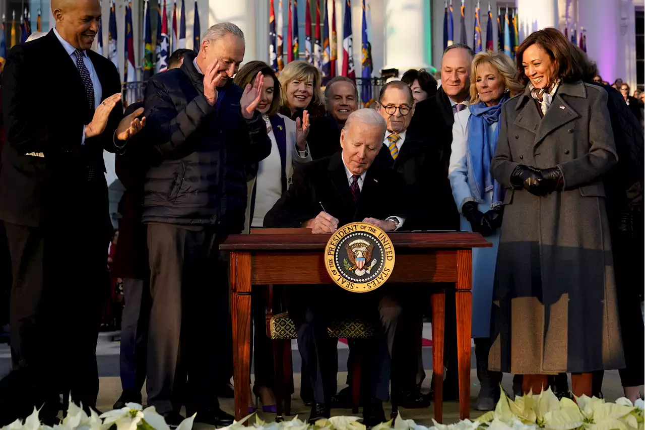 Biden Signs Same-Sex Marriage Bill at White House Ceremony