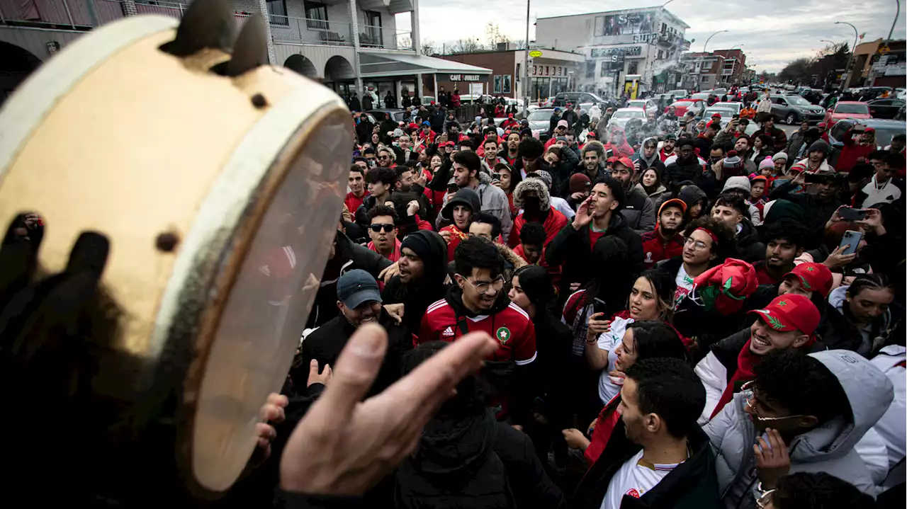 Far from Qatar, fans in Morocco's diaspora are celebrating a historic World Cup run