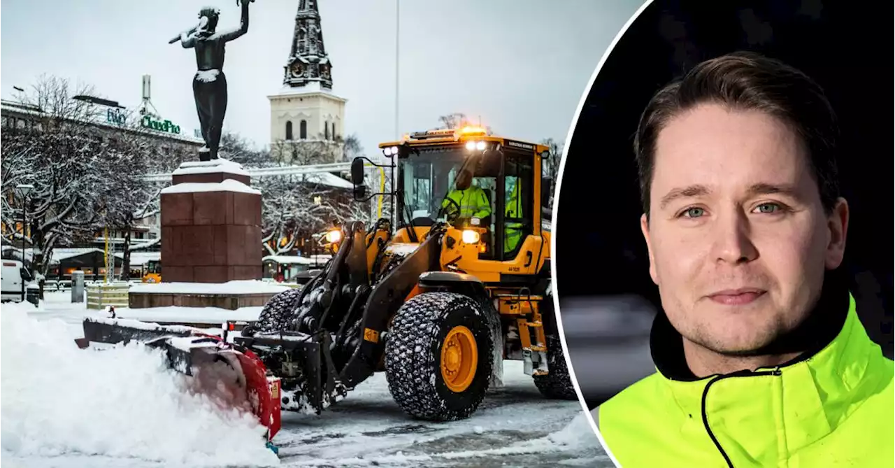 Snöröjning pågår för fullt: ”Har kallat ut allting vi har”