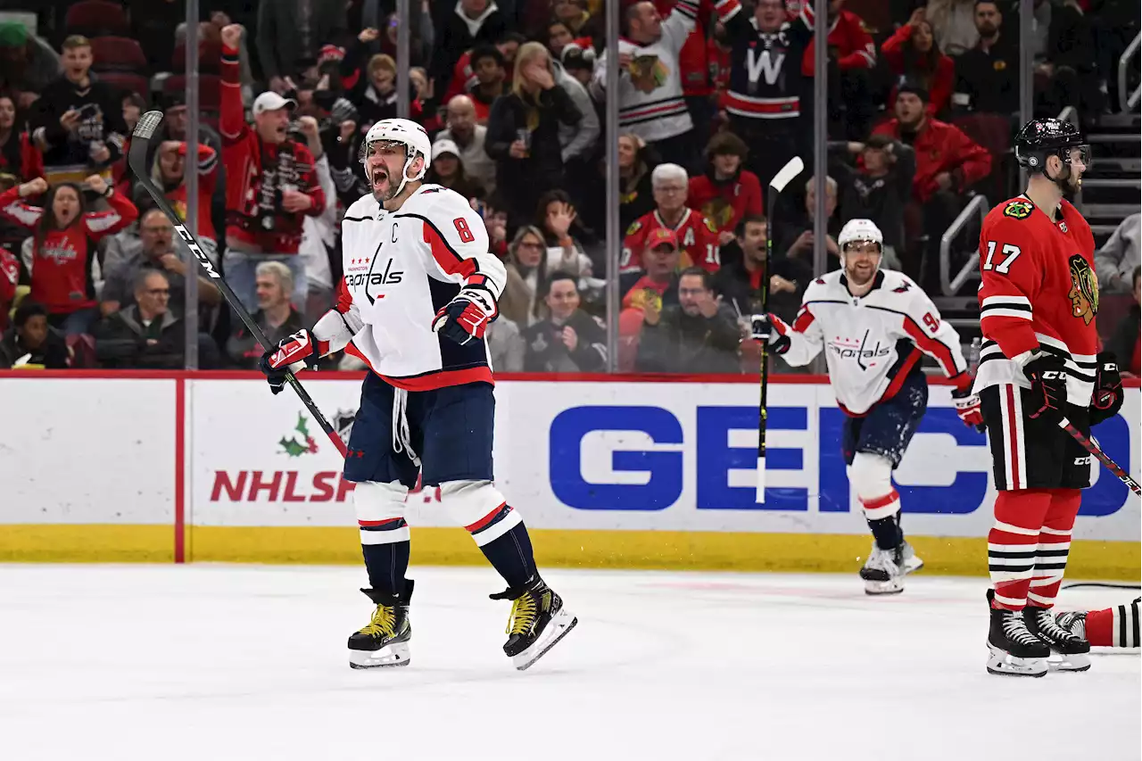 Capitals’ Alex Ovechkin nets hat trick to reach 800 career goals