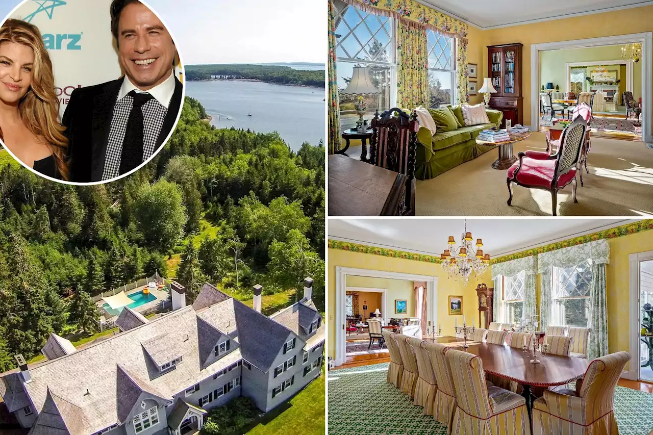 John Travolta can’t sell Maine mansion Kirstie Alley first showed him