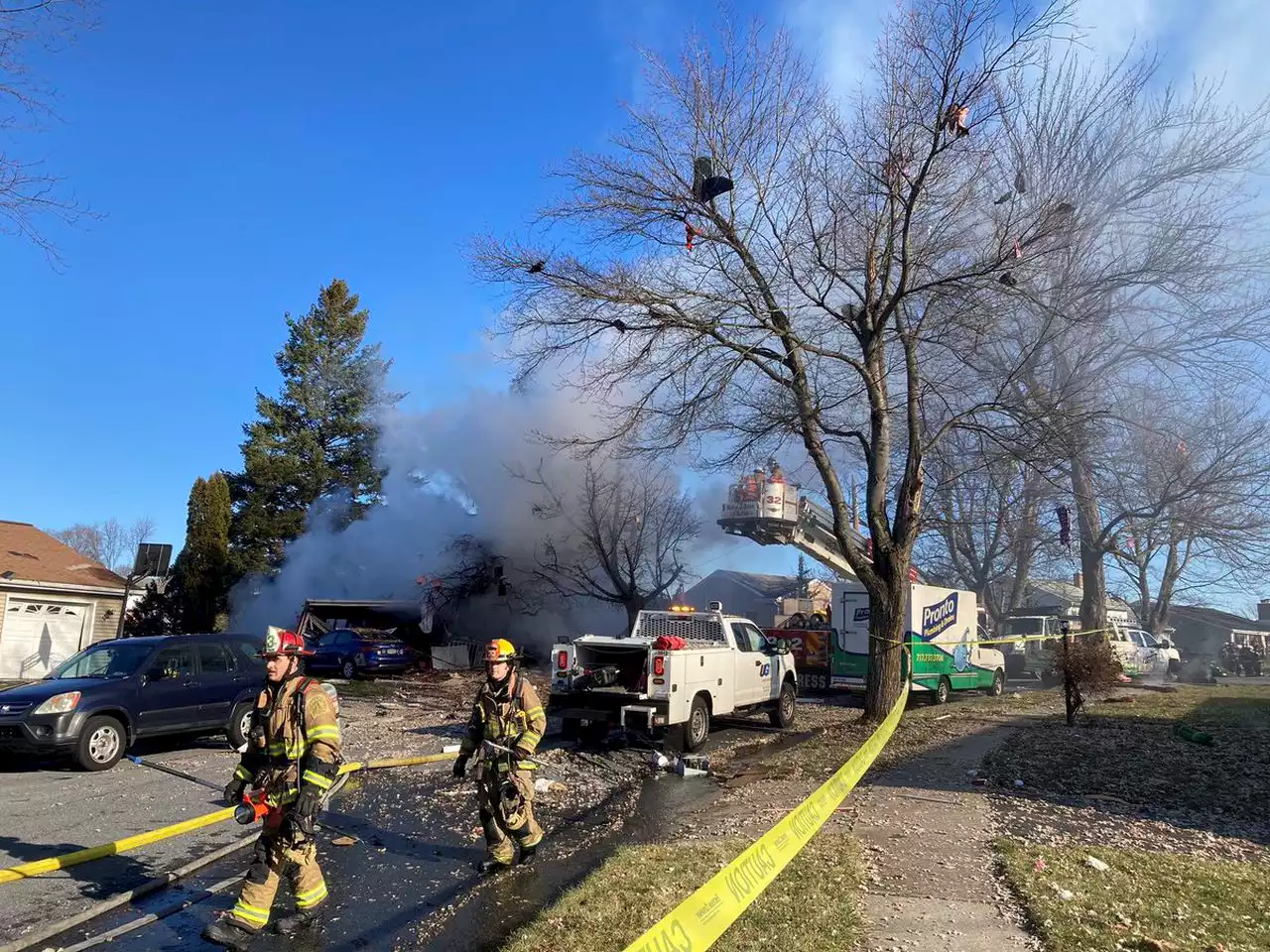 Explosion rips apart Dauphin County house: video