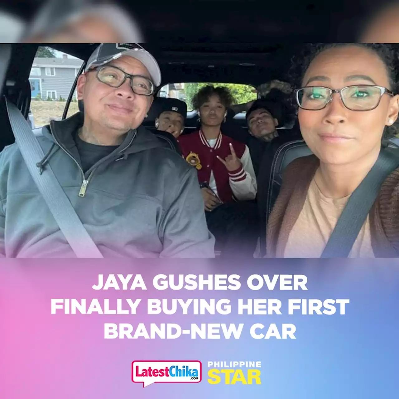 Jaya gushes over finally buying her first brand-new car - Latest Chika