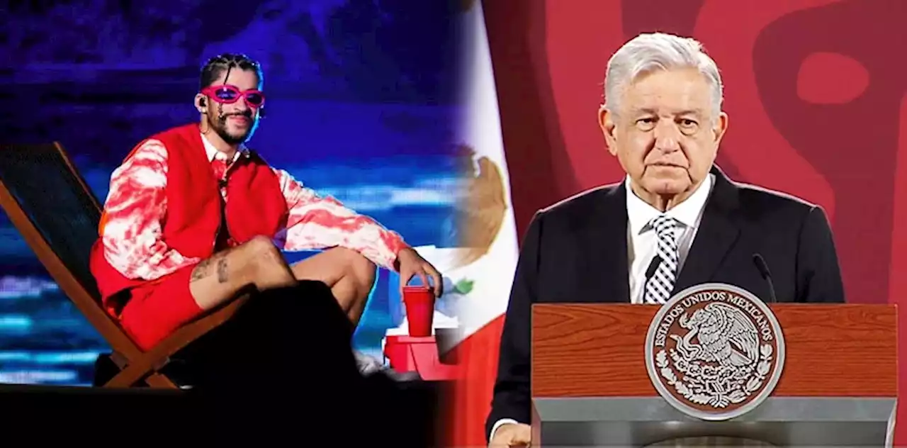 López Obrador invita a Bad Bunny a cantar en el Zócalo Capitalino