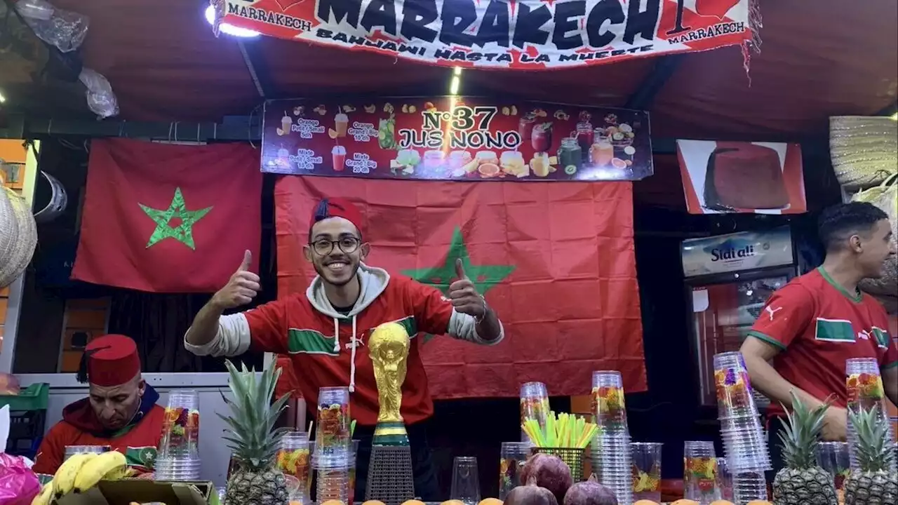 Coupe du monde: les Marocains derrière leur équipe avant un France-Maroc historique